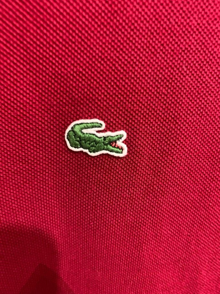 Orijinal Lacoste XL-2XL polo yaka yaka Tişört - 11