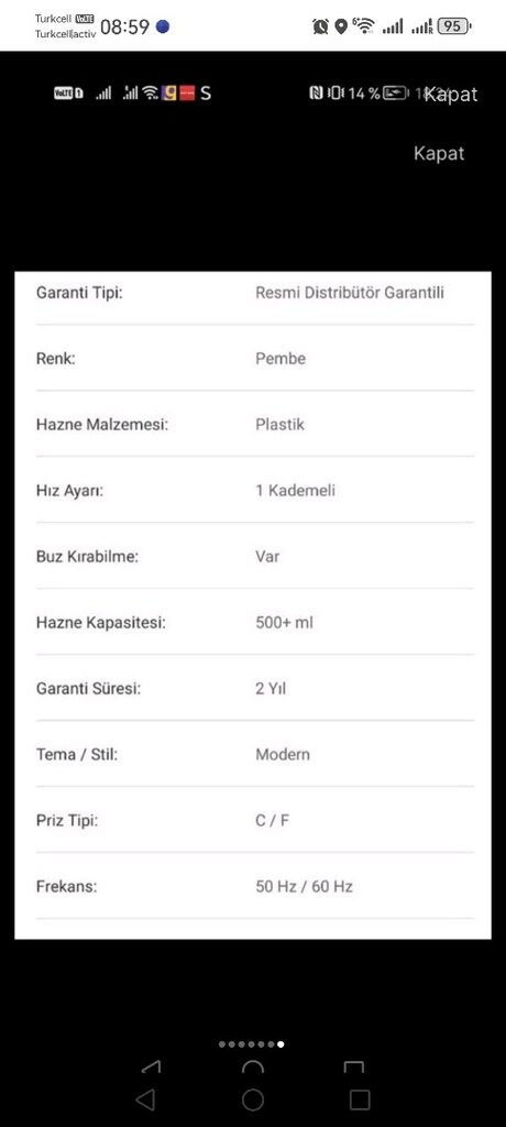 Arzum blender ar1101 gün batımı - 7