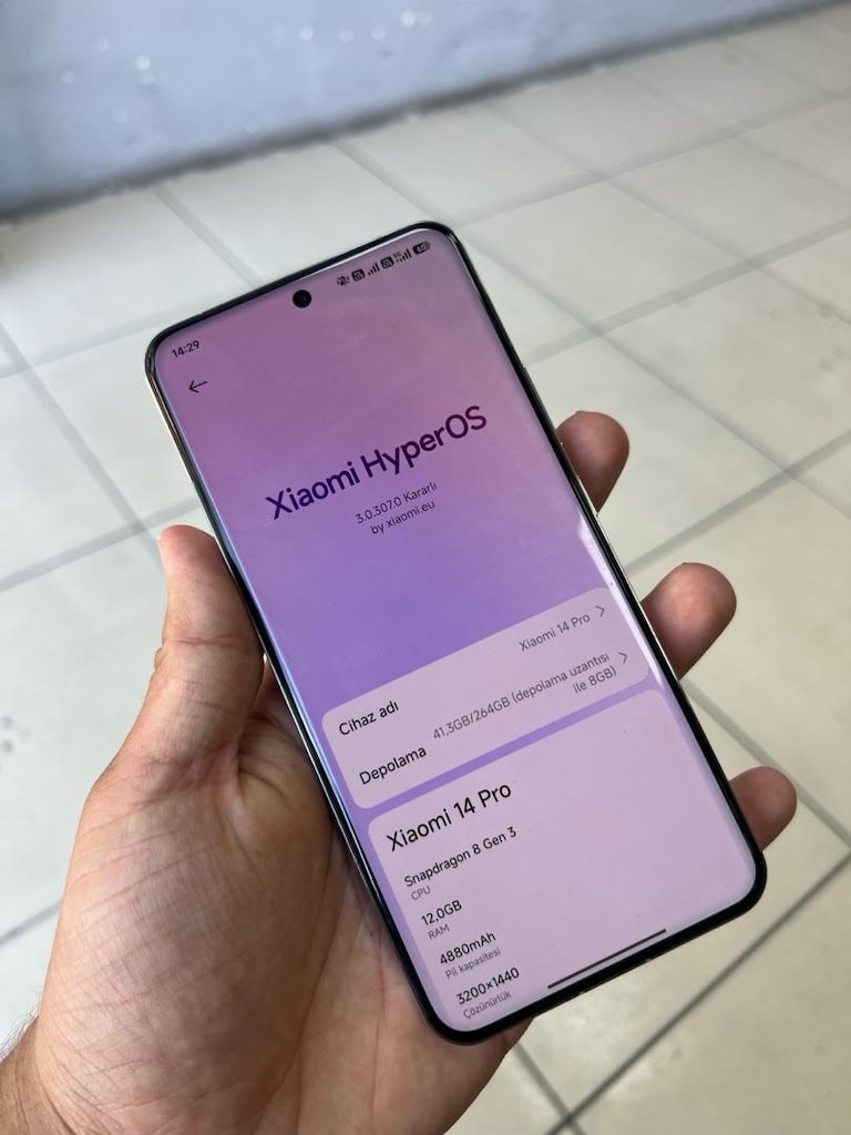 Xiaomi mi 14 Pro server kayıtlı - 3