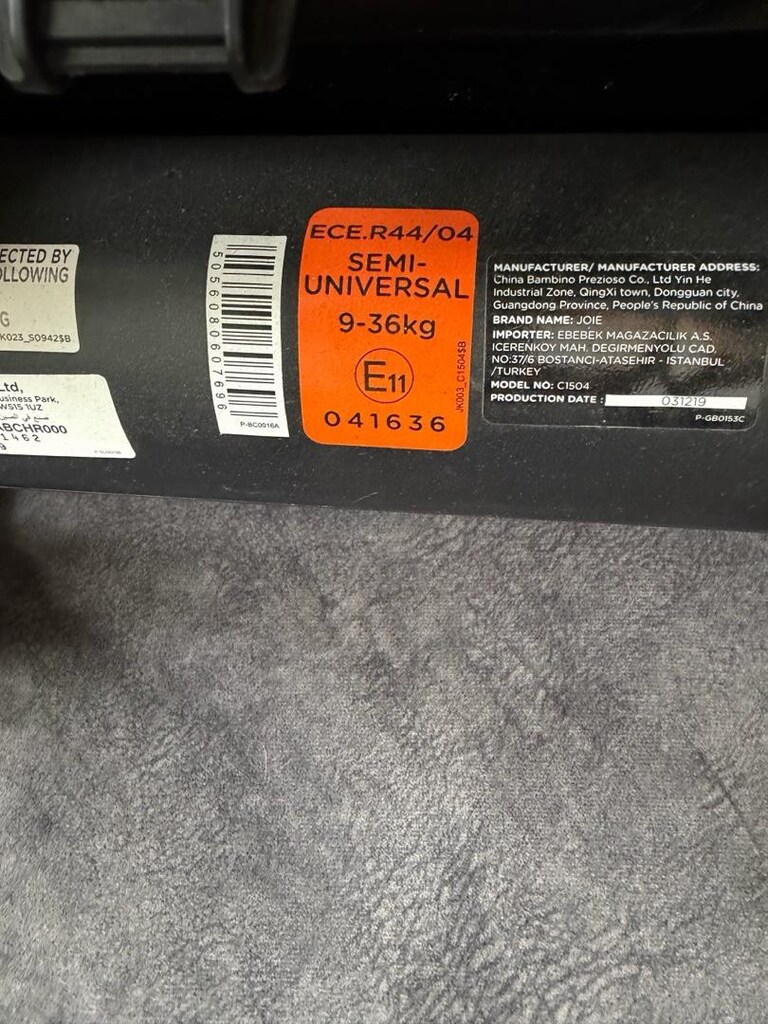 Oto koltuk Sağlam temiz 9-36 kg - 5