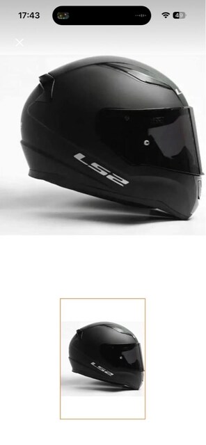 LS 2 rapid 2 mat siyah kask