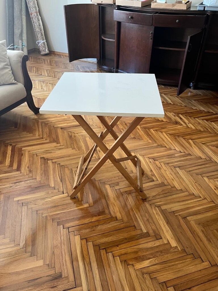 Sehpa Ahşap Simitçi / Midyeci Tepsi Sehpa - 2
