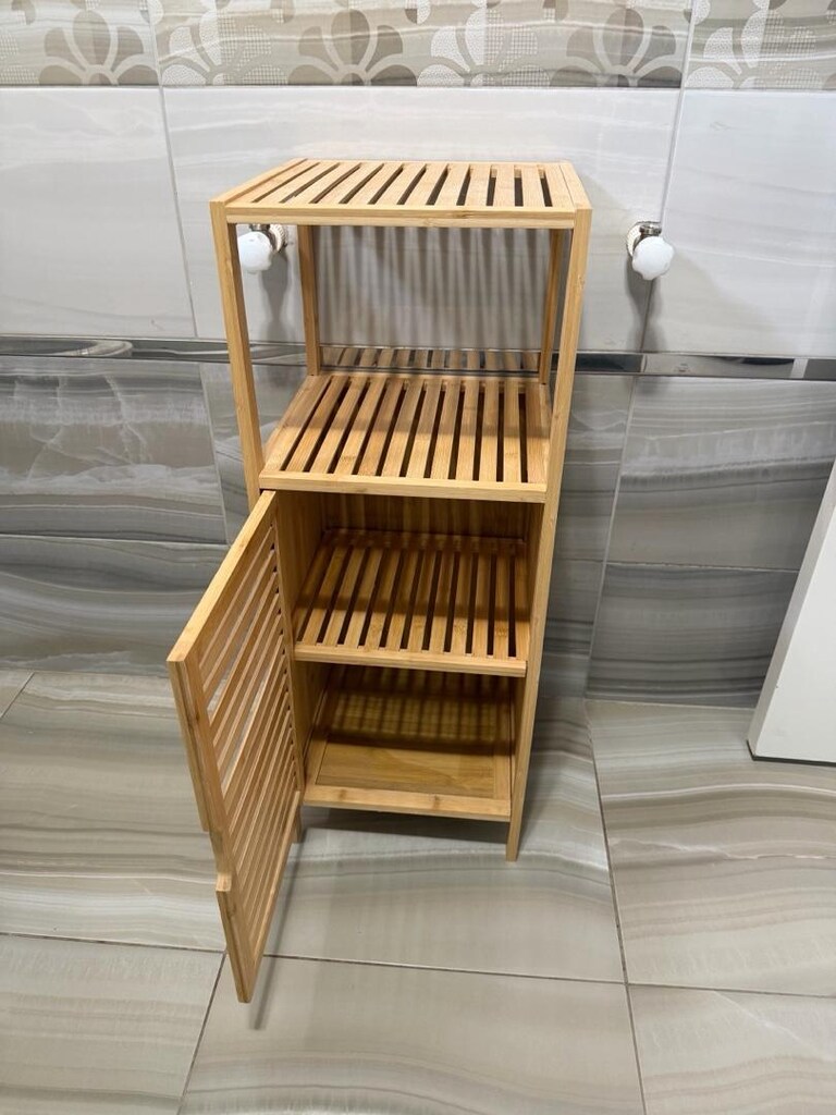 Banyo Dolabı Bambu - 2
