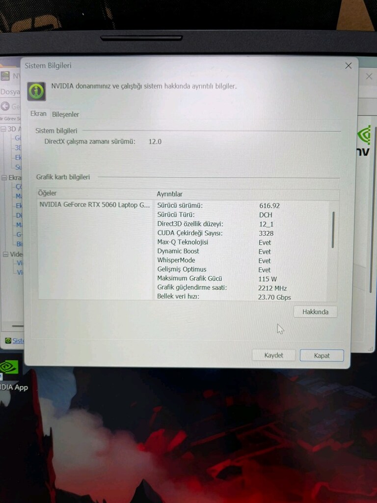 TEMİZ SORUNSUZ ACER NİTRO 18 LAPTOP - 10