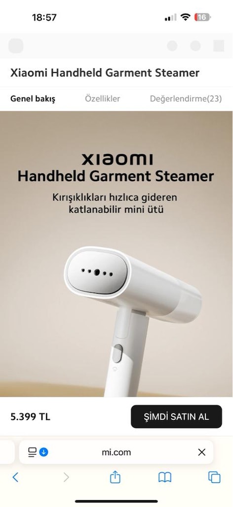 Xiaomi El Seyahat Ütüsü - 3