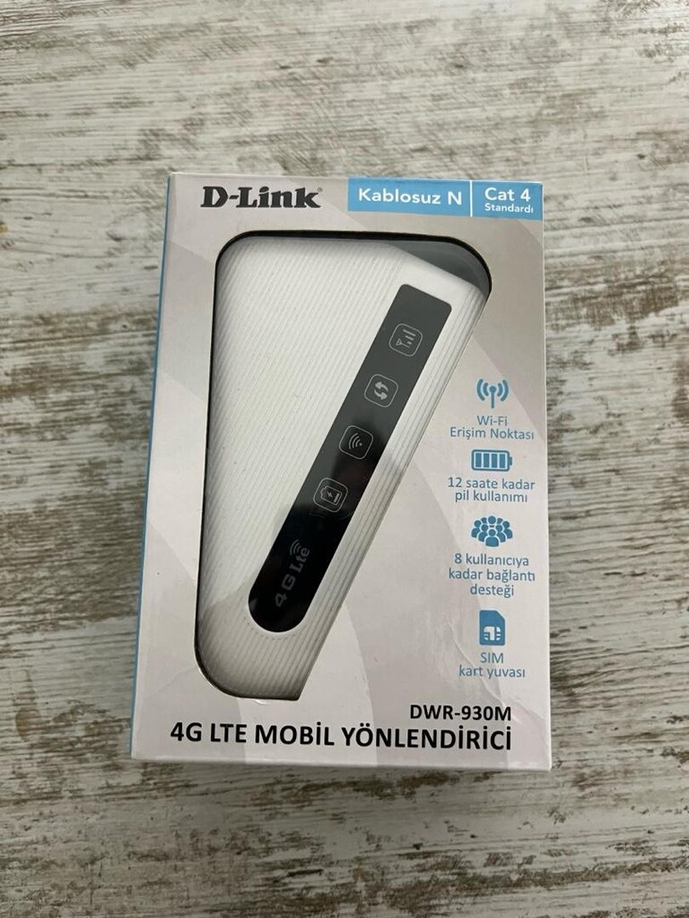 D-Link Bataryalı Taşınabilir Wi-Fi Modem DWR-930M N300 4G LTE - 2