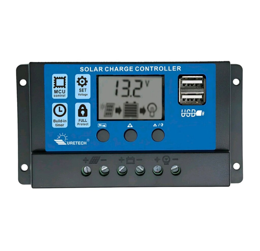 SIFIR YENİ ÜRÜN GÜNEŞ PANELİ 30 AMPER ŞARJ KONTROL CİHAZI 12-24 VOLT Ç - 5
