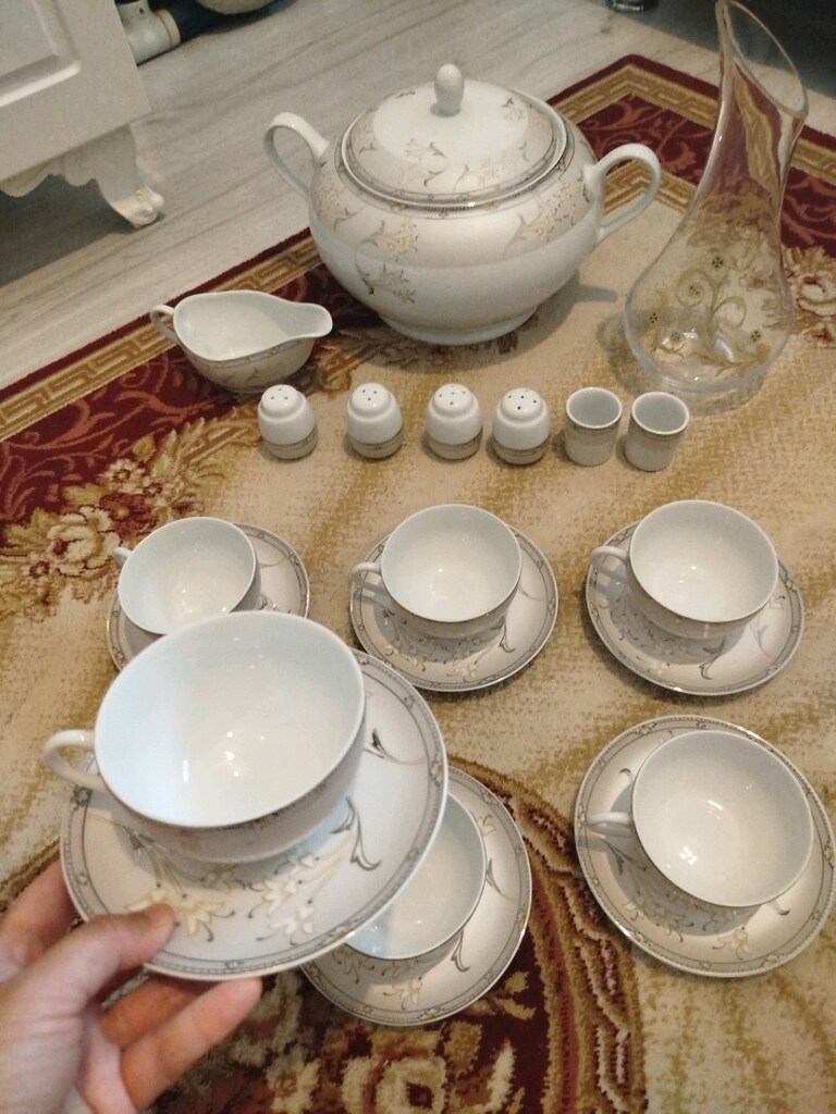 Karaca neskafe veya çay fincan takımı ,tuzluk ,baharatlık ,sosluk, - 4