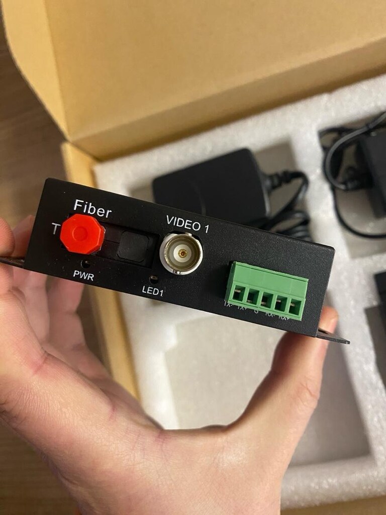 Dijital Fiber Optik Transceiver Bnc 0-20 km Aktarıcı - 4
