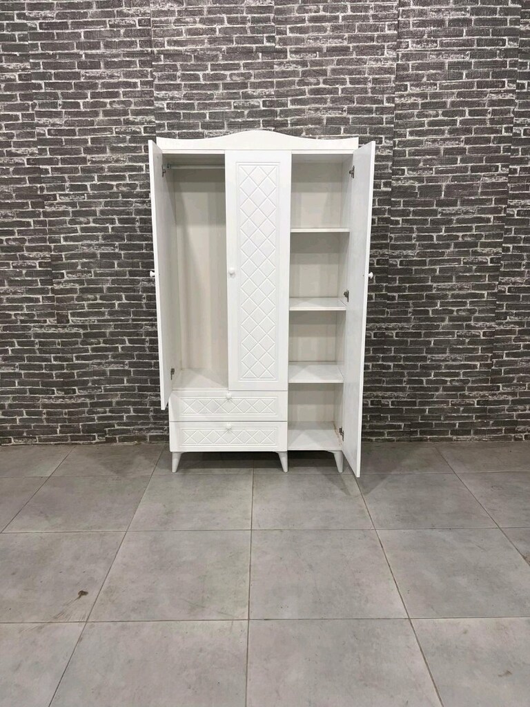 lake 3 kapaklı elbise dolabı MDF ürün - 4