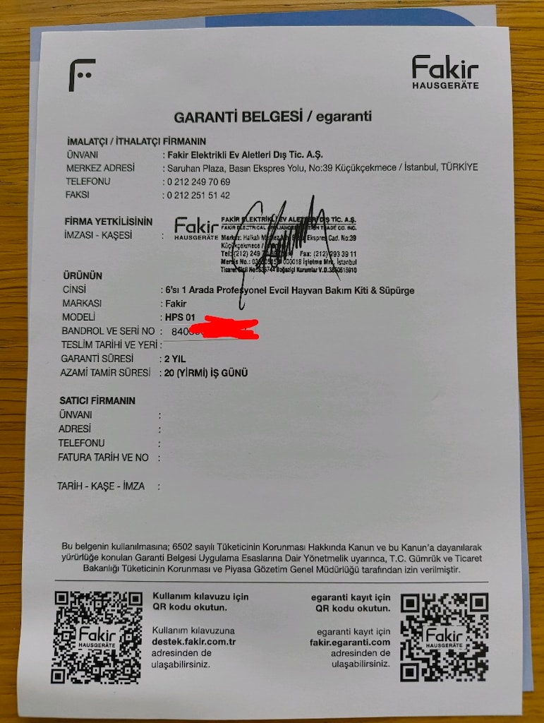 Fakir Petpard Kedi Köpek Vakumlu Tıraş Ve Tüy Toplama Makinesi Süpürge - 5