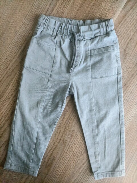 LCW baby beli lastikli Gri pantolon