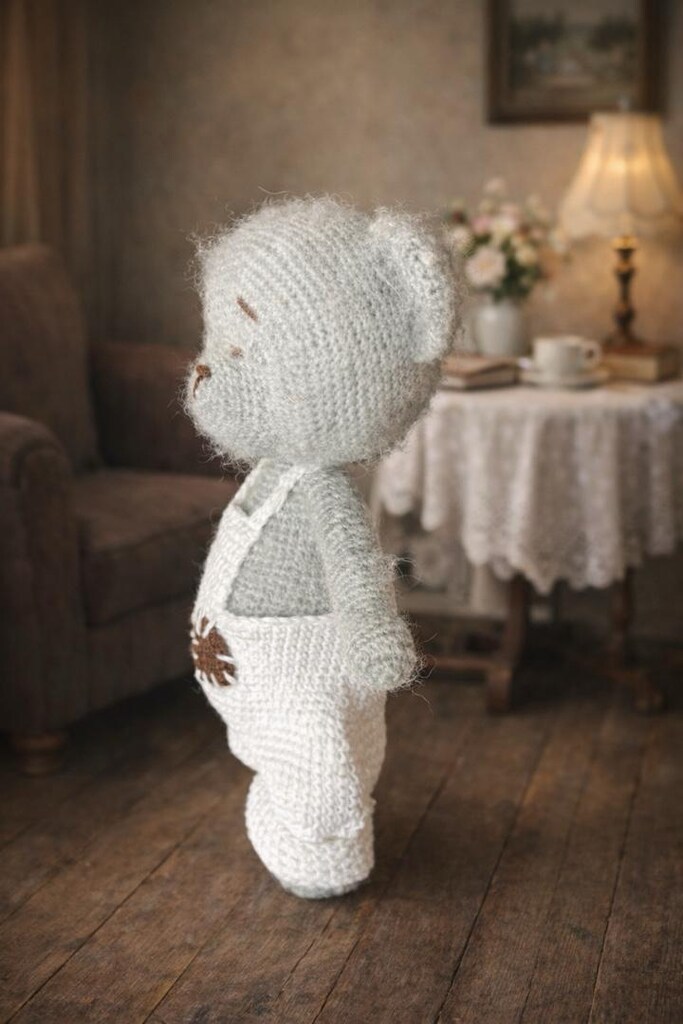 elemeğim amigurumi sevimli ayıcık 26 cm - 4