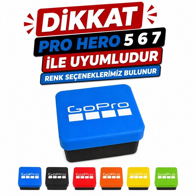 Yapı3D Pro Hero 5 6 7 Uyumlu Aksiyon Kamera ve Pil Saklama Kutusu