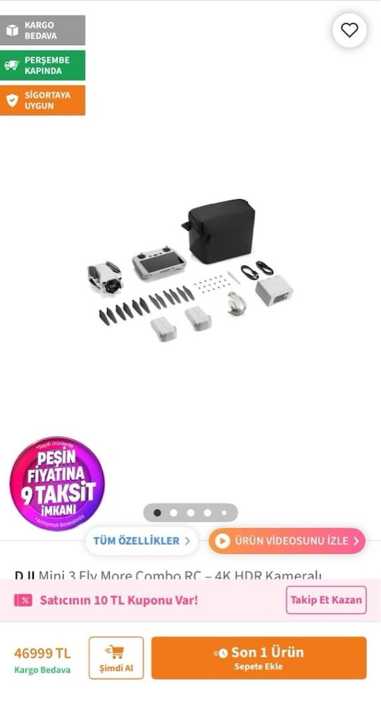 DJI MINI 3 FLY MORE COMBO - 13