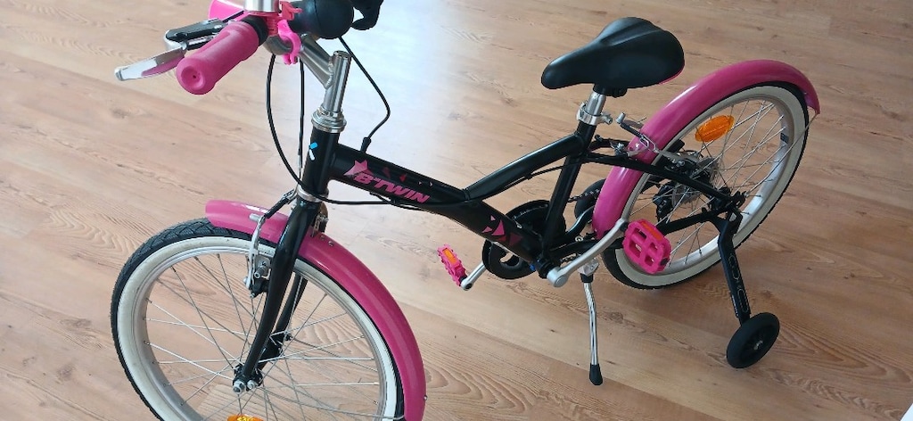Btwin çocuk bisikleti 20 jant Decathlon YENİ GİBİ Ön Sepetli - 9