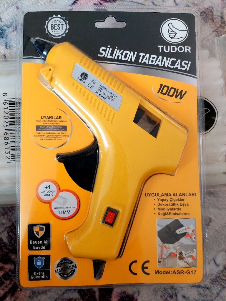 100 WATT SICAK SİLİKON TABANCASI YANINDA 1 KİLO SİLİKON İLE BİRLİKTE - 4