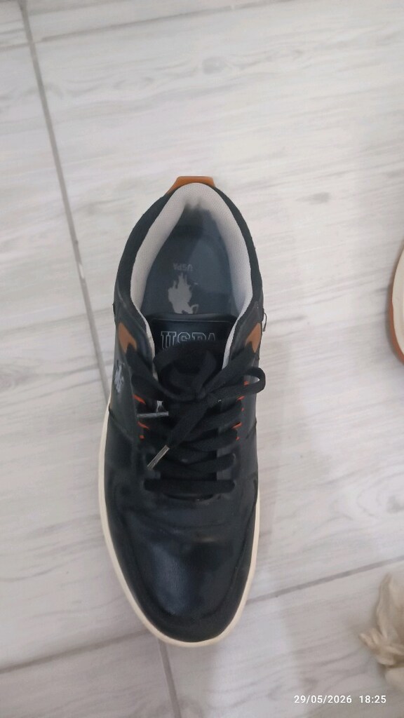 Siyah Spor Ayakkabı (Sneaker) 41 Numara - 4