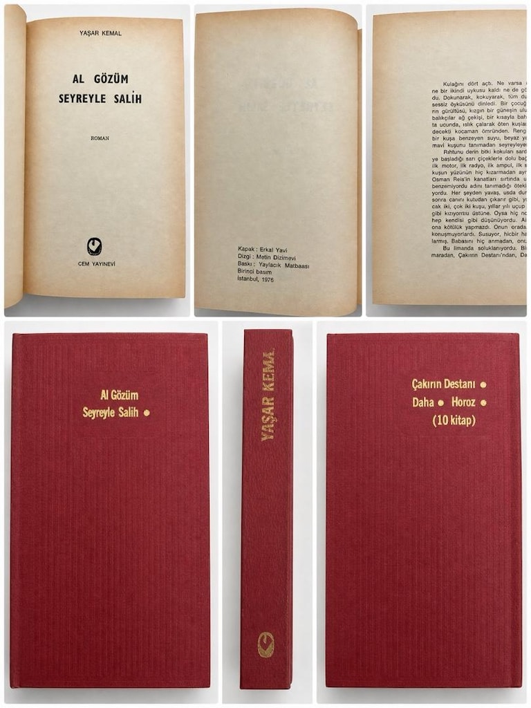 Yaşar Kemal Al Gözüm Seyreyle Salih 1. Basım 1976 Cem