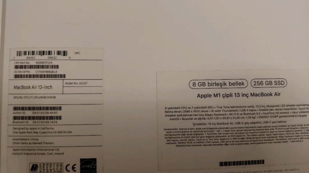 MacBook Air M1 laptop - 10