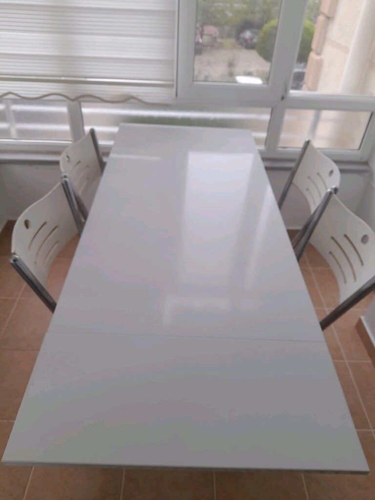 beyaz mutfak masası - 3