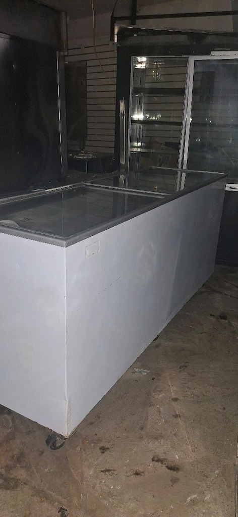 derin dondurucu 205x63x89cm ölç. sürgü camlı difriz dondurma derin don - 2