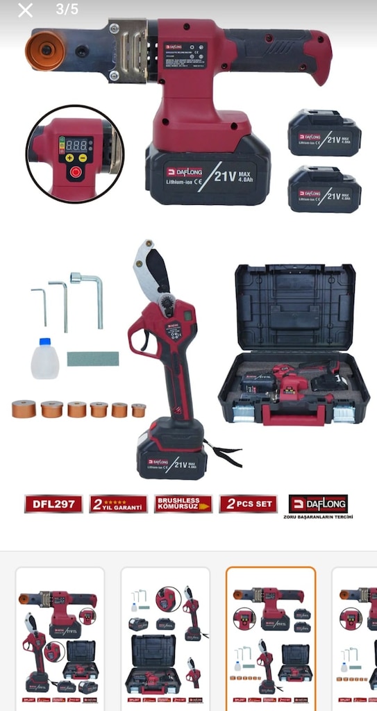 2 Lİ SET MAKAS VE PVC KAYNAK - 4