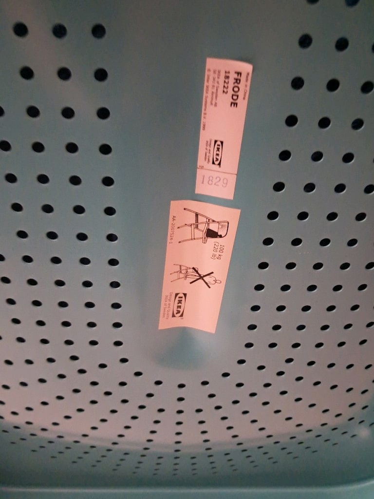 ikea metal sandalye - 2