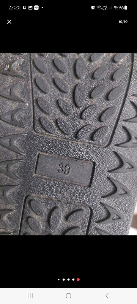 Ev terliği. 39 numara. - 7
