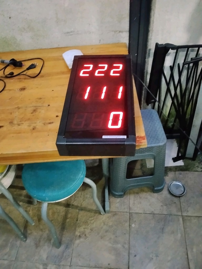 Kablosuz Üç Sıra Fastfood Sıramatik numaratör