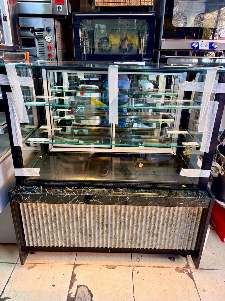 120 Cm Pasta Dolabı / Soğutuculu Sıfır Pasta Meze Tatlı Teşhir Tezgahı - 2