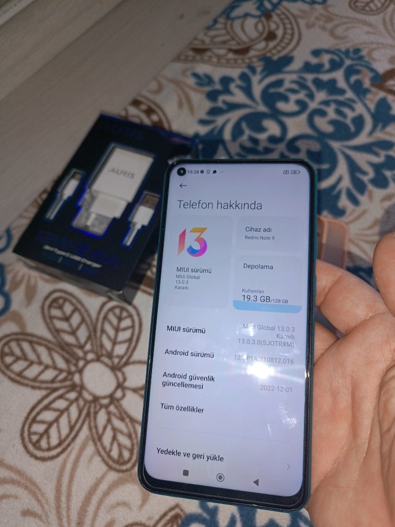 redmi not 9 128gb hafıza 6gb ram yurtiçi cihazı tr - 6