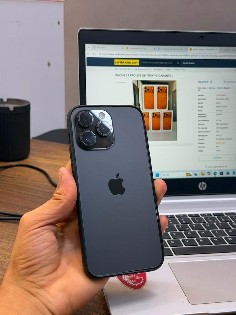APPLE 14 PRO MAX 256 GB PİL 77 ORJİNAL YD SERİSİ HATASIZ - 4