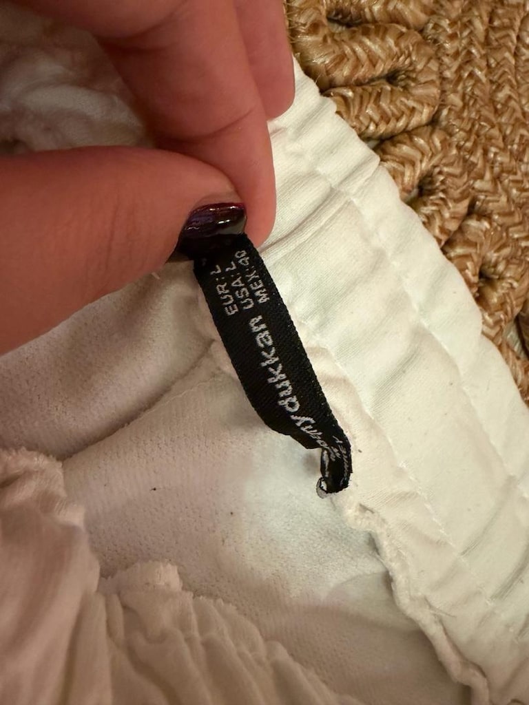 beyaz yırtık paça eşofman altı - 5