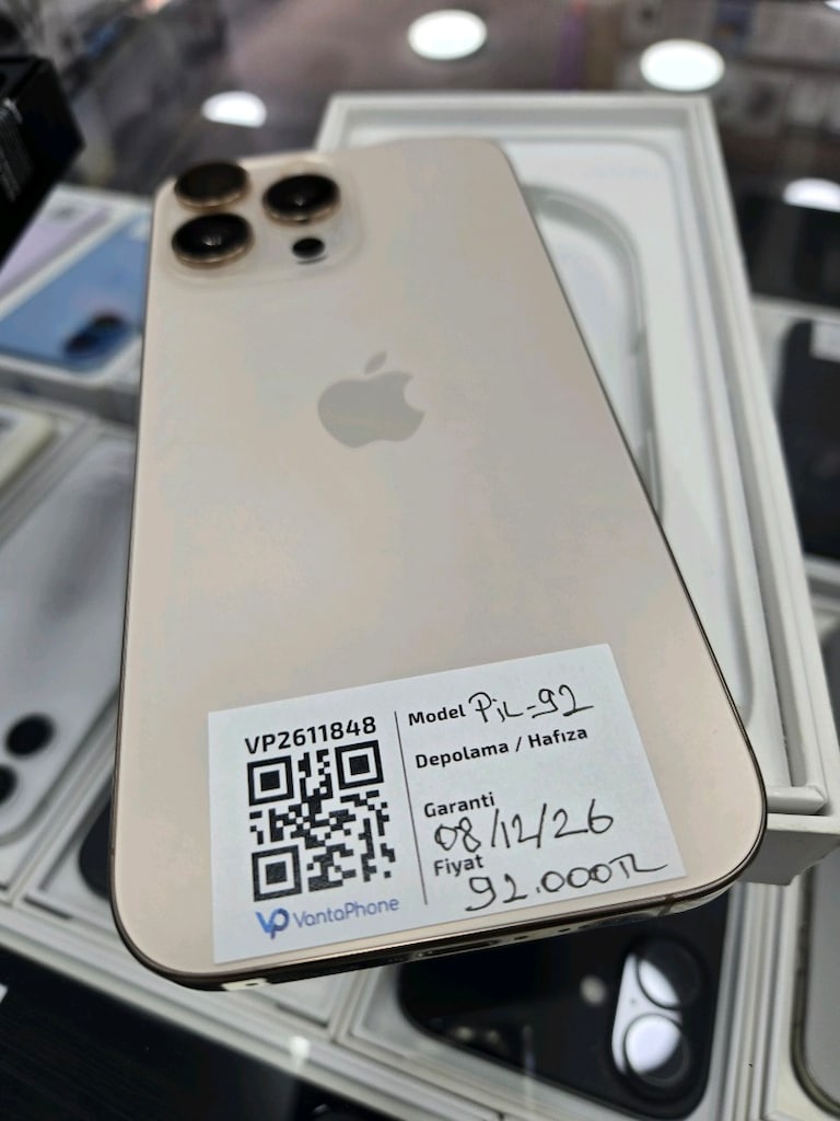 iphone 16 promax 256gb pil 92 hatasız 08.12.26 garantili - 2