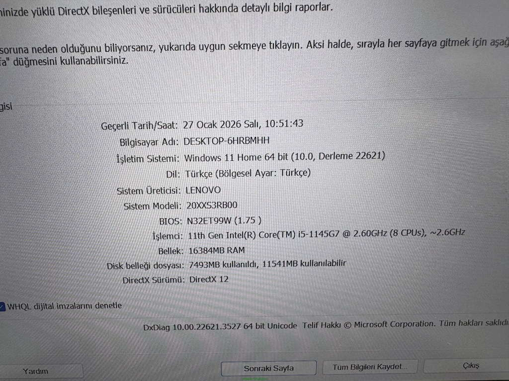 THİNKPAD X1 CARBON İ5 11. NESİL 16 GB RAM 256 M2SSD DOKUNMATİK - 8
