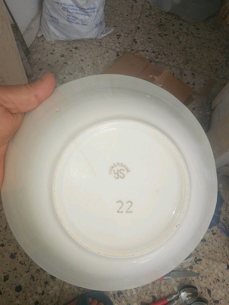 antika kaşık bıçak çatal tabak bardaklar - 5