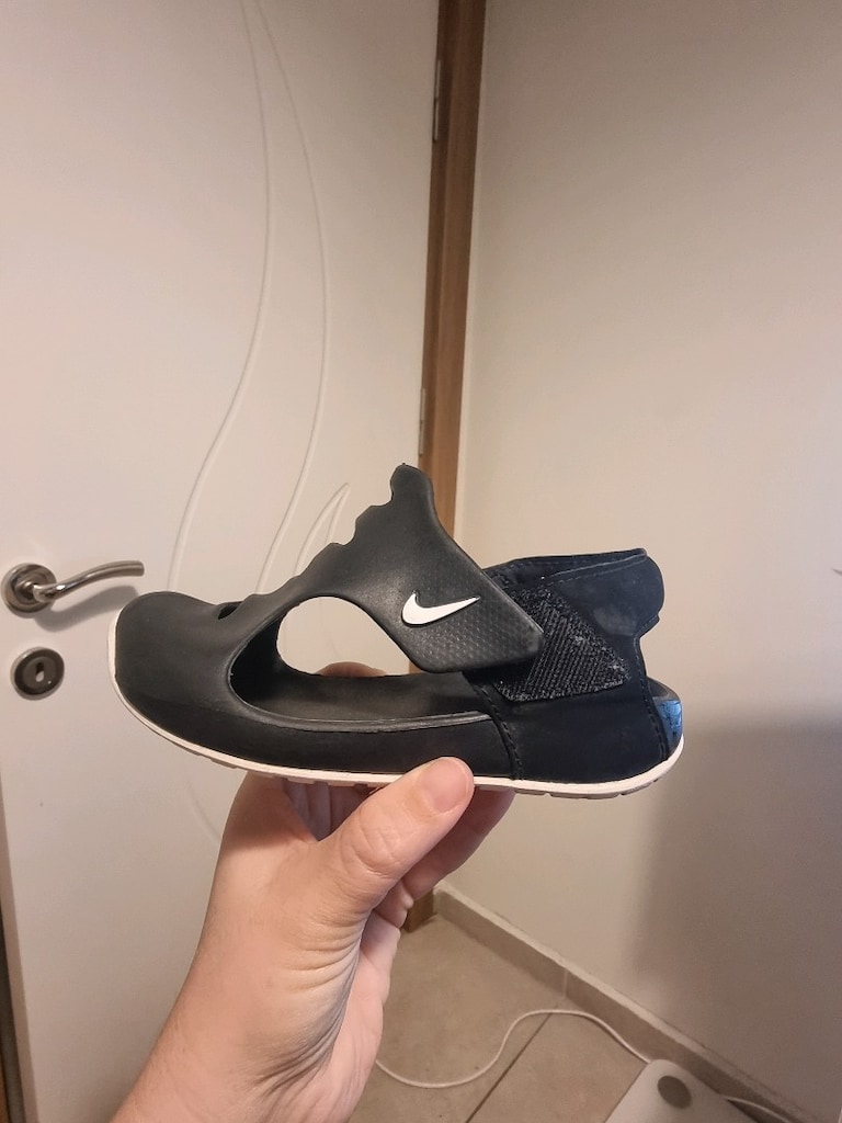 Çocuk sandalet 28 numara nike siyah - 5