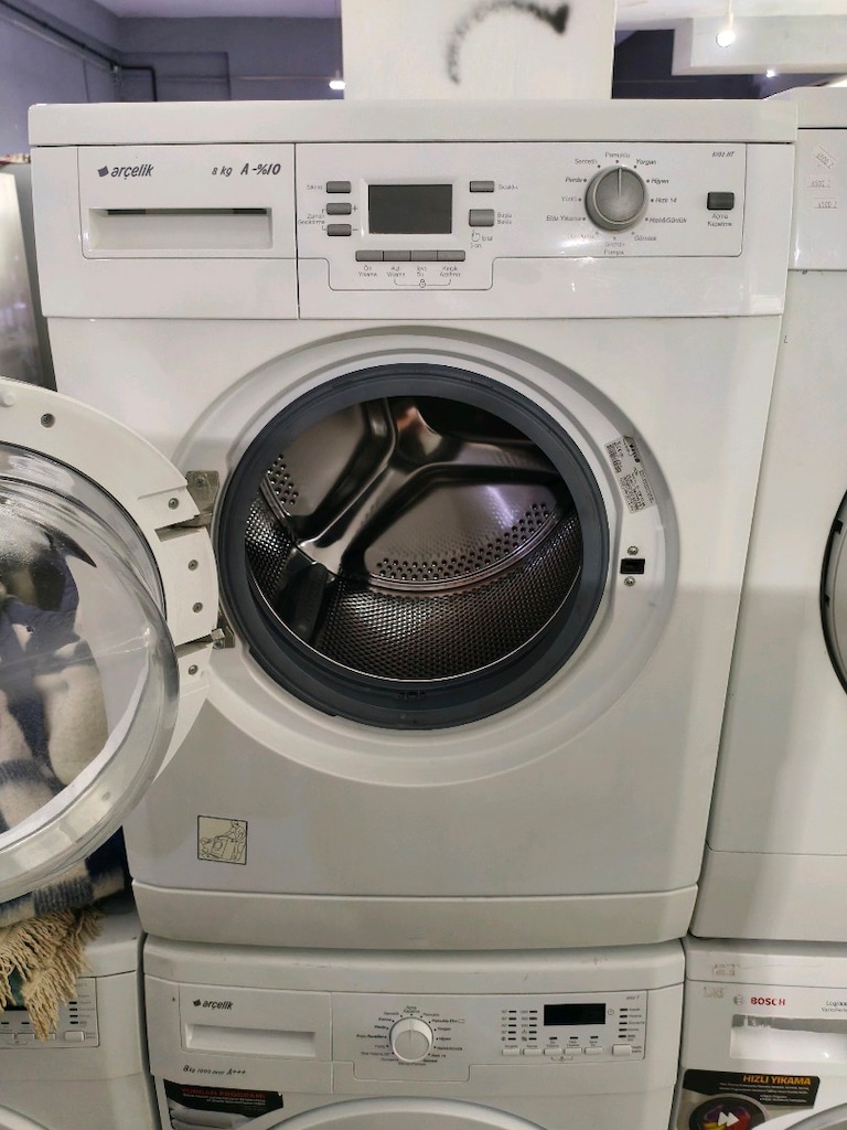 Arçelik 8 kg A+++ enerji 1000 devir çok temiz çamaşır makinesi - 6