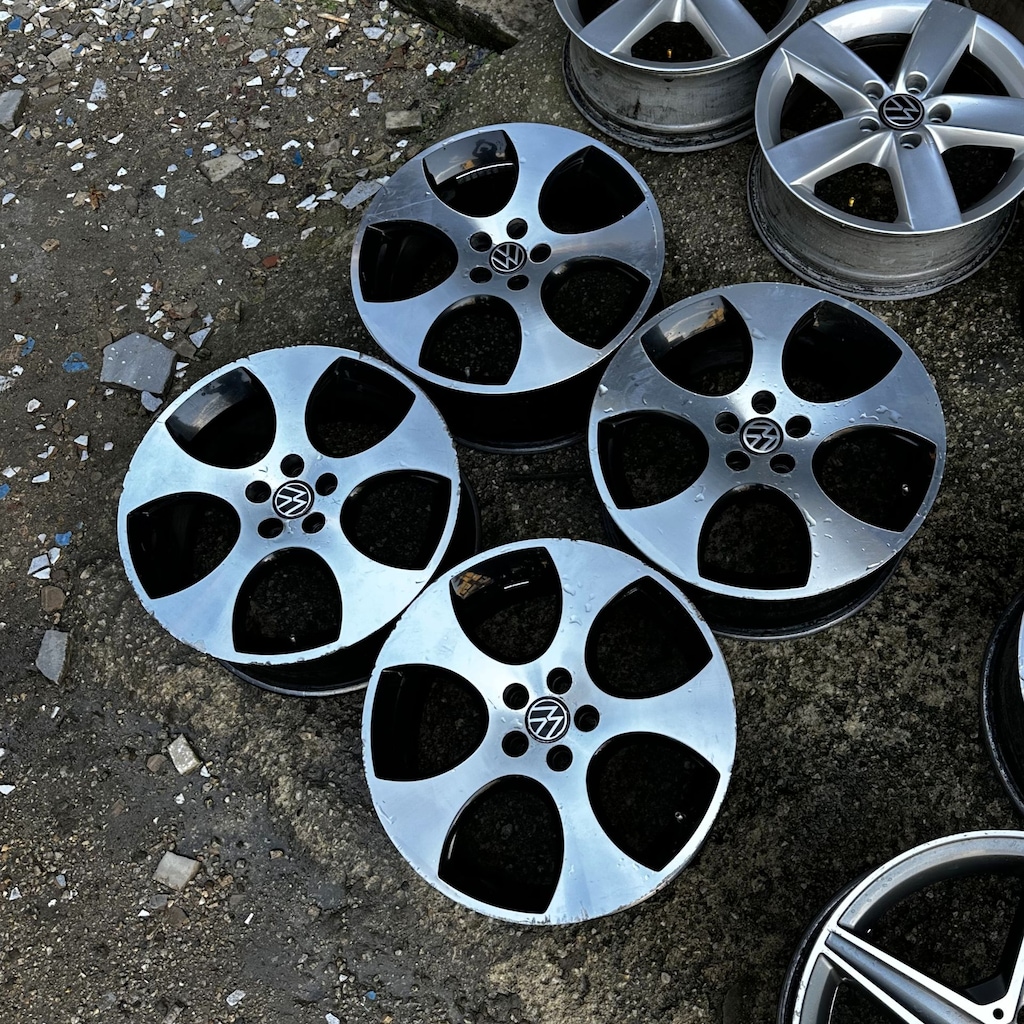 17 inç 5x100 Golf 4-Bora-Polo GTI Detroit Jant Takımı 2. El - 4