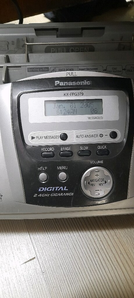 Panasonic KX-FPG379 faks telefon - 2