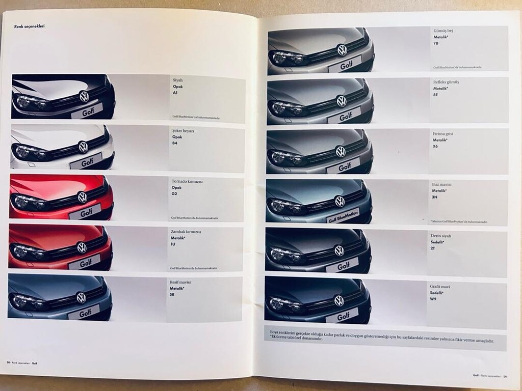 Volkswagen Golf Broşür. - 10