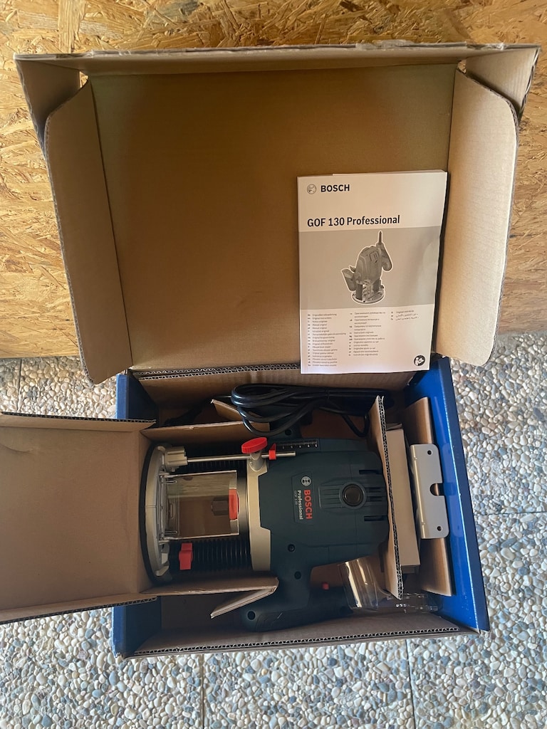 Bosch GOF 130 Freze Makinesi - Hiç kullanılmadı - 2