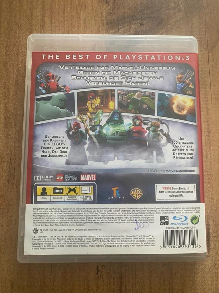 Lego Marvel Süper Heroes Ps3 oyun - 2