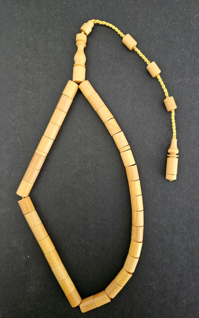 Kesme Model Şimşir Ağacı Tespih - 6