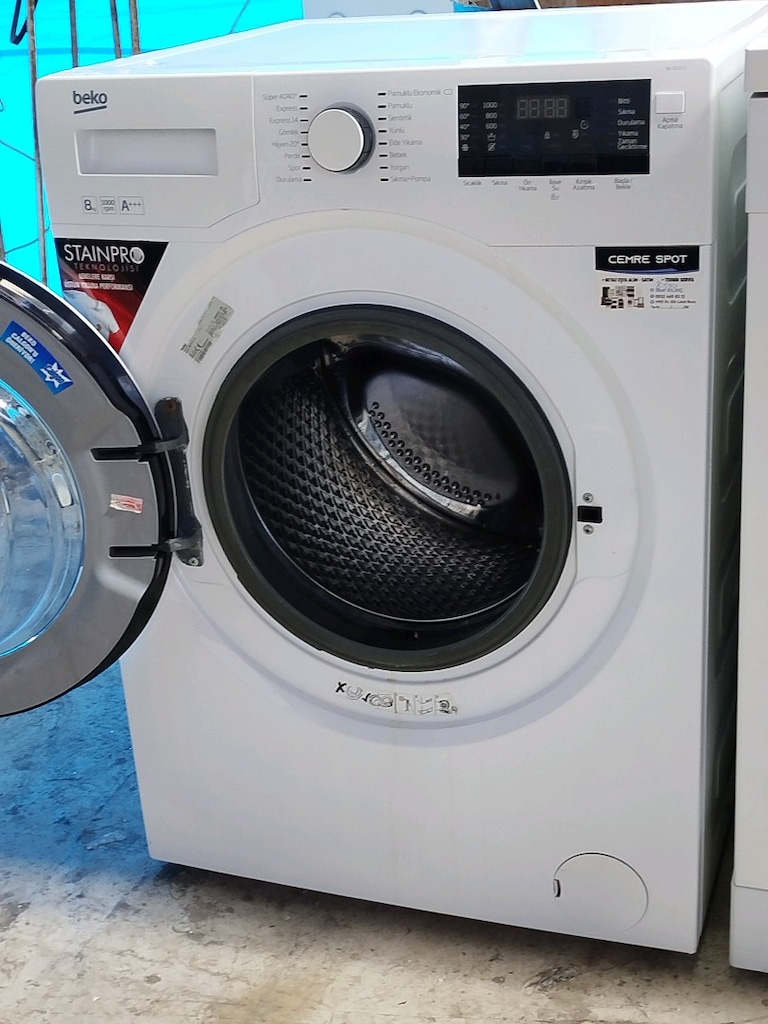 BEKO 8 KG ÇAMAŞIR MAKİNESİ İZMİR İÇİ 3 AY GARANTİMİZ VARDIR - 8