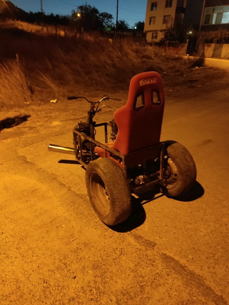 3 tekerli araba go kart drift trike bike proje araç - 4