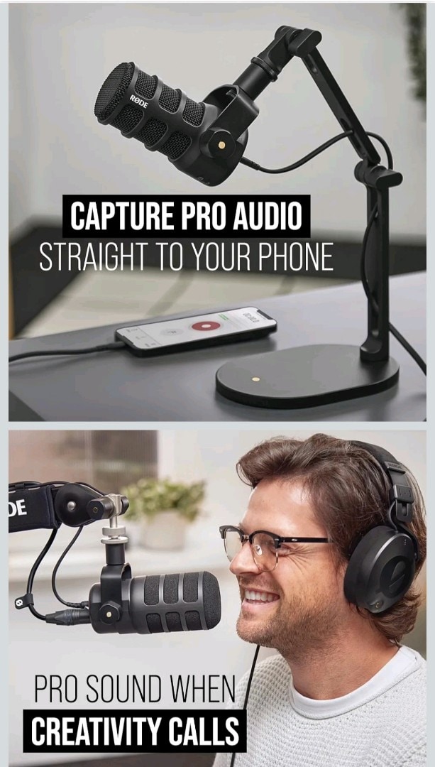 Rode Podmic Usb-USB bağlantılı Profesyonel Podcast Mikrofonu - 4