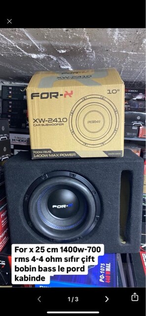 For x 25 cm 1400w BASS