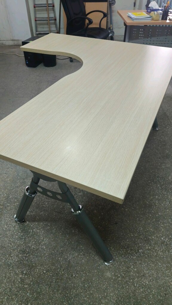 Ofis masası L masa metal ayaklı - 9